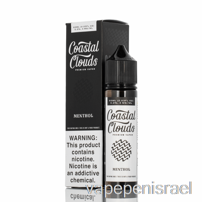 חד פעמי Vape Israel Menthol - Coastal Clouds Co. - 60 מ"ל 0 מ"ג